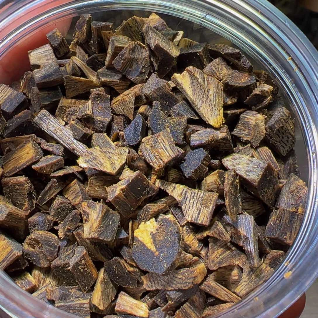 沉香手把件古*沉香奇楠油叶子沉水碎料50克