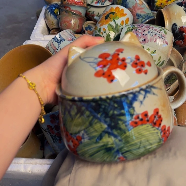 瓷片景德镇陶瓷手工手绘