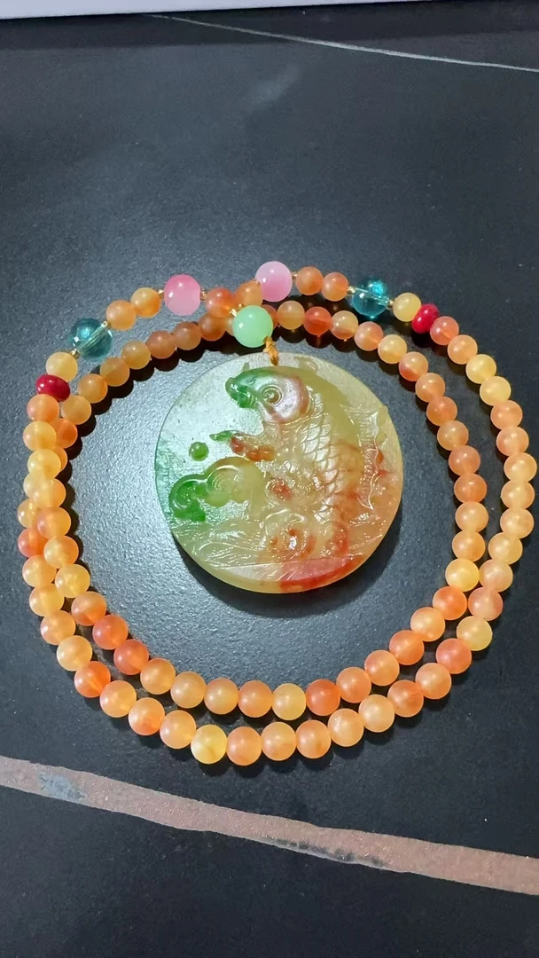 地醇牯松珀 小白甄选 时尚精品项链A747