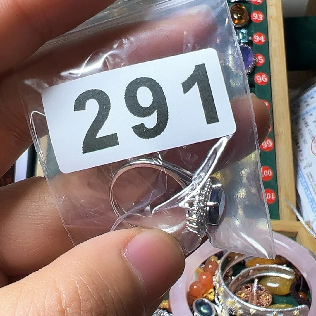 欧泊戒指银S925镶嵌鱼*