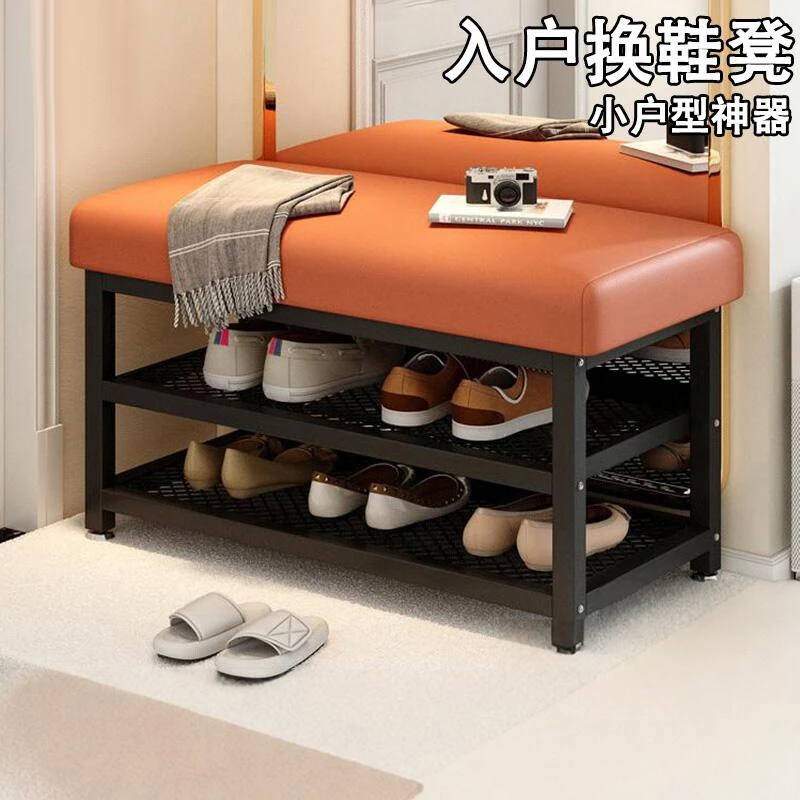 新疆包邮哥换鞋凳家用门口入户简约软包坐垫休息凳长条收纳沙发