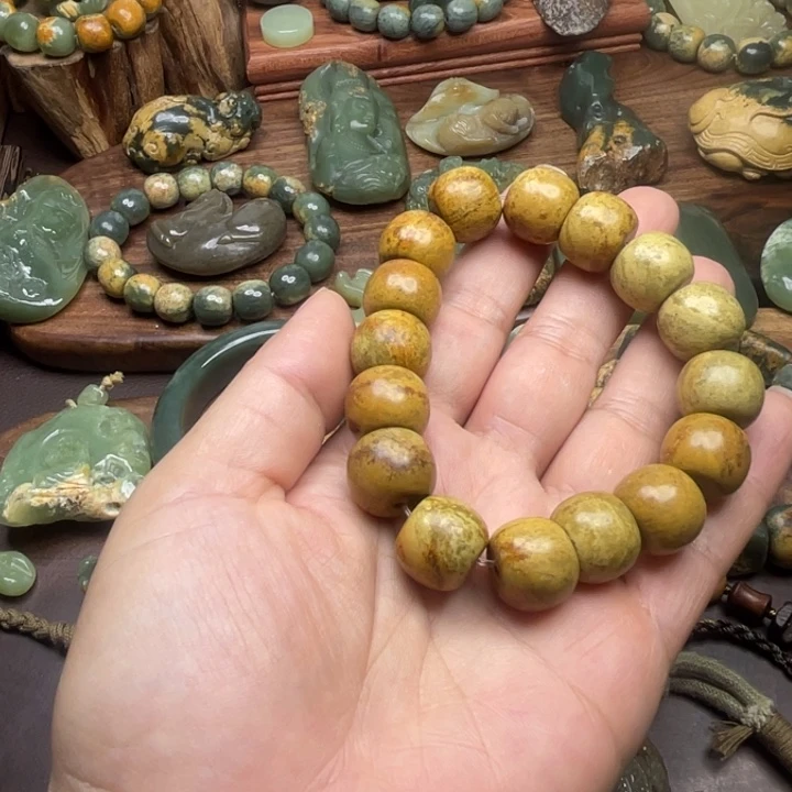未镶嵌岫岩河磨玉（透闪石质玉）珠宝奇石