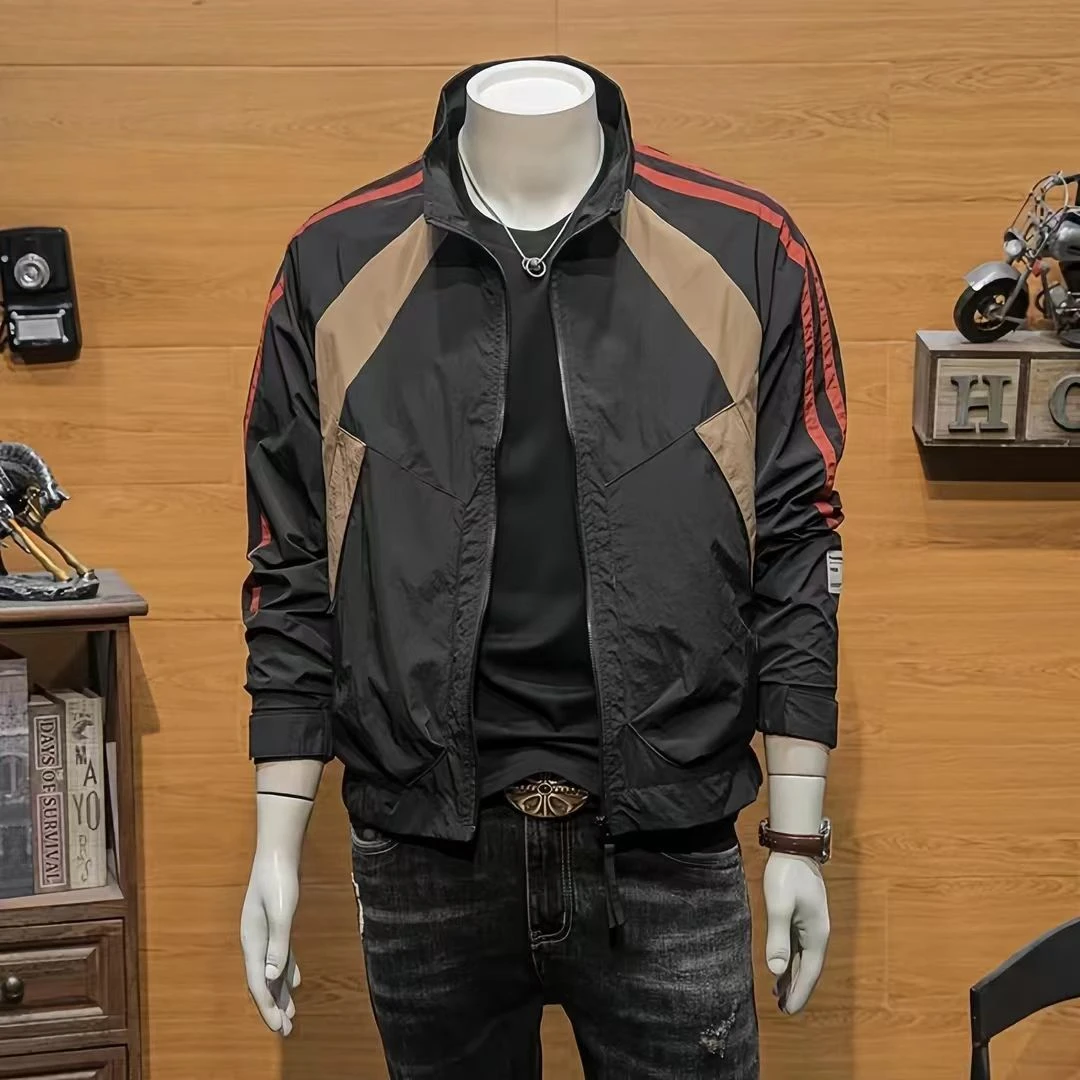 时尚工装外套男潮牌高级感春秋季新款2025休闲韩版痞帅飞行员夹克