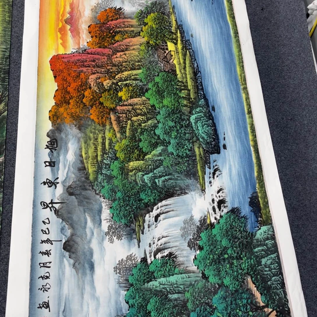 国画国画老师手绘作品