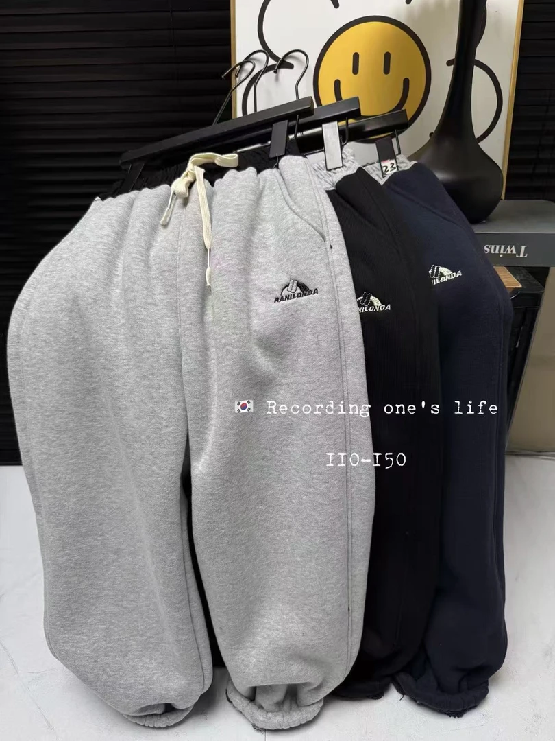 【800g加厚松糕绒 超软磨毛棉】儿童冬款卫裤1208025