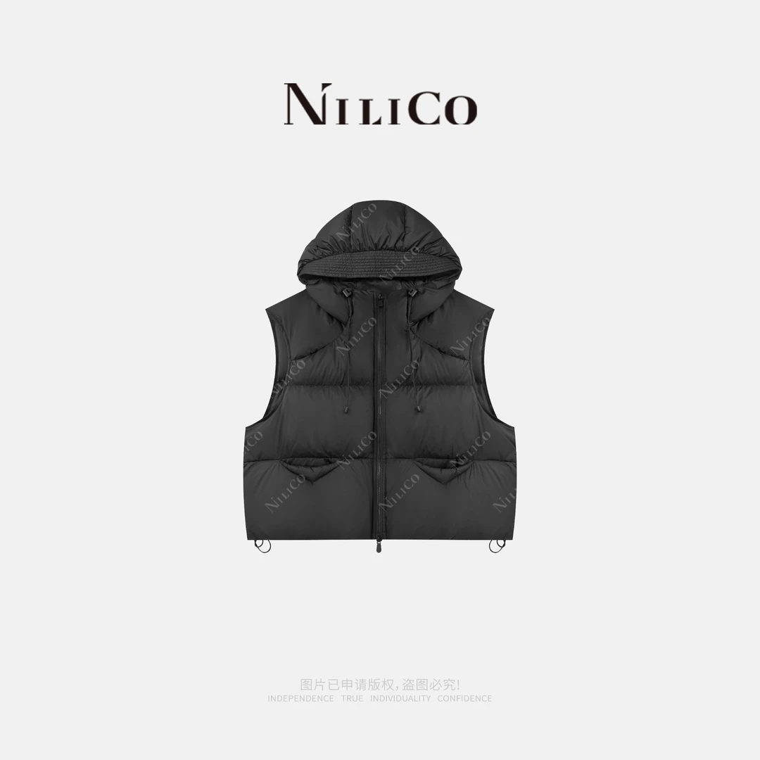 NILICO【叠搭搭子】秋冬叠穿高级感外穿休闲极简马甲