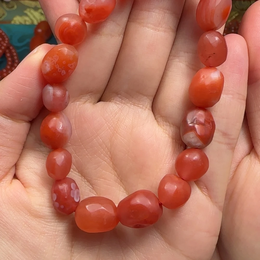 南红玛瑙未镶嵌冷水河冰飘随型