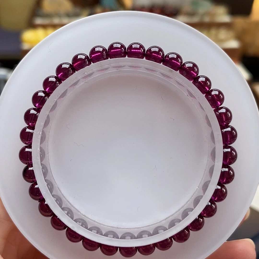 未镶嵌手链石榴石