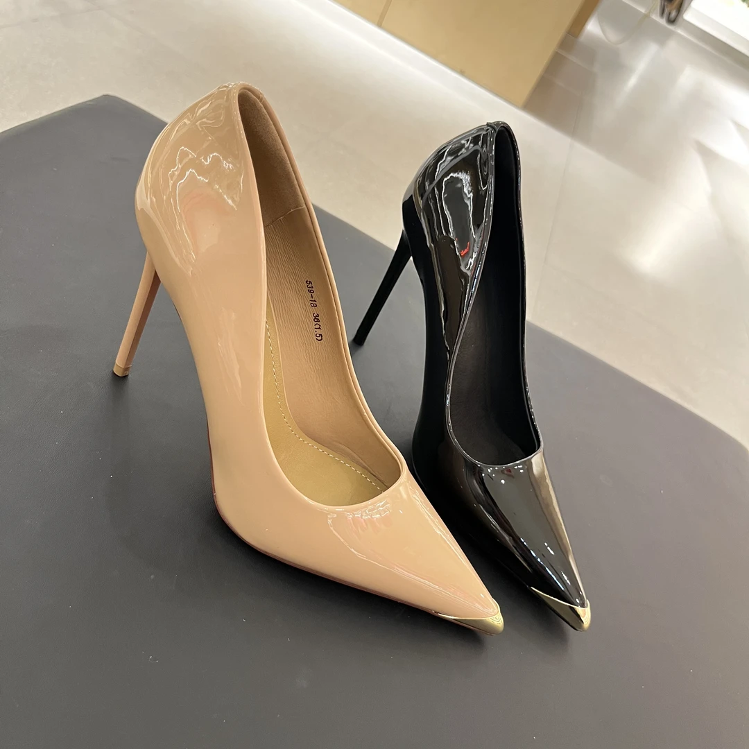 波斐女款御姐红底性感漆皮高跟鞋 476-477时尚气质