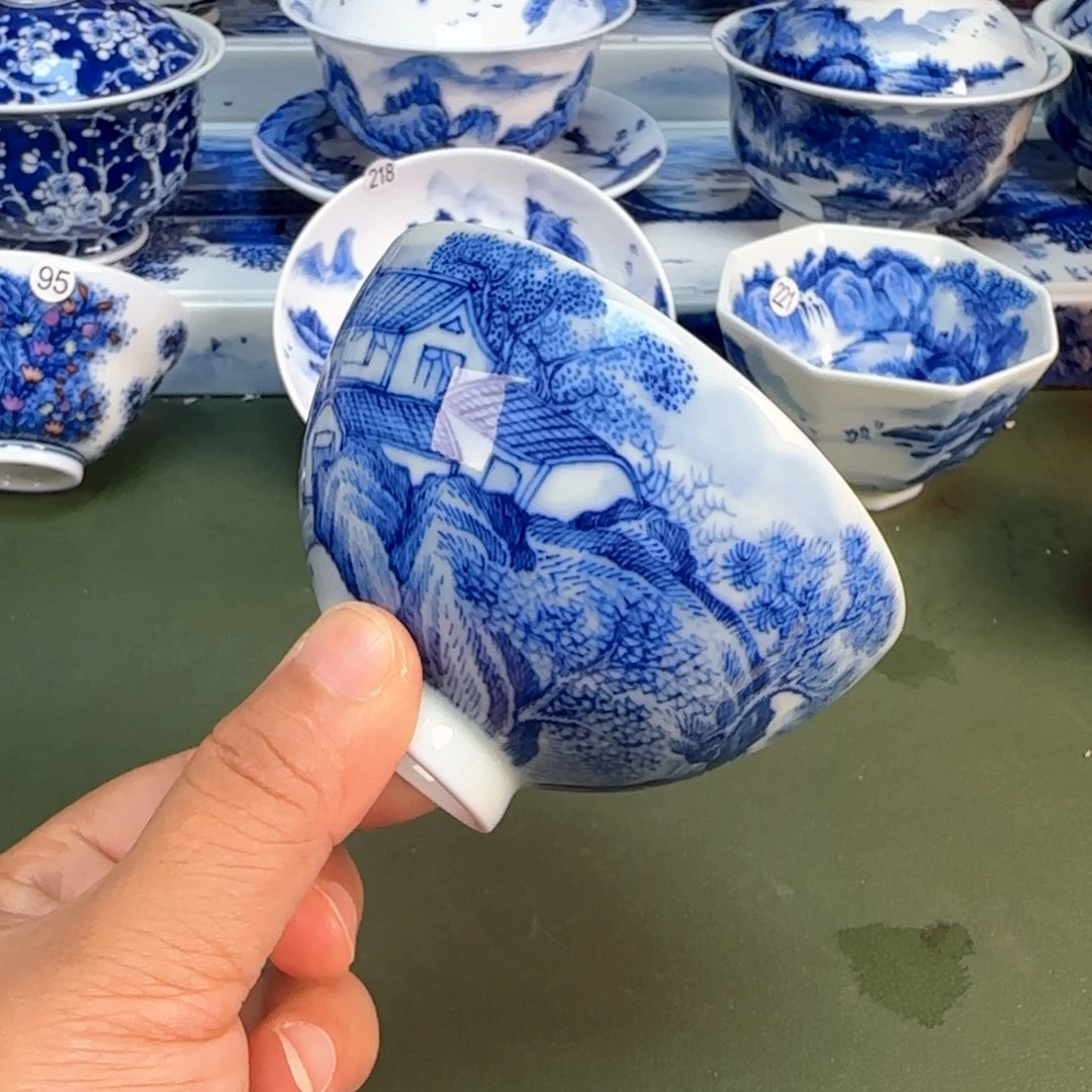 景德镇纯手绘茶具圆圆275
