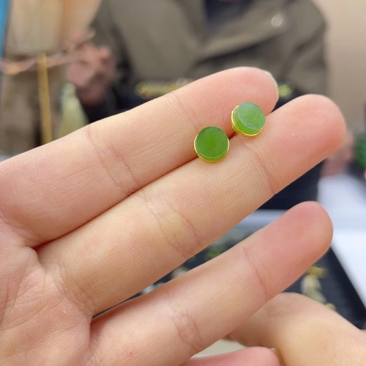 和田玉银S925镶嵌颈饰