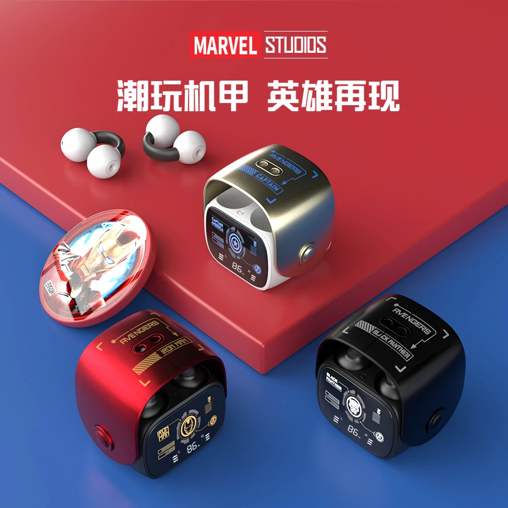 星神计划潮玩机甲英雄再现夹耳式无线蓝牙耳机挂绳设计强力续航