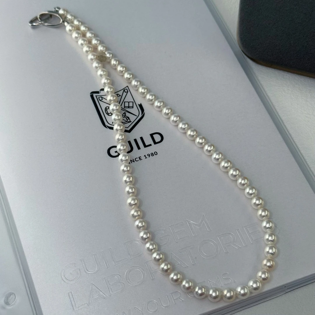 【小彤专属】【雪见明珠】带吉尔德大证欧若拉无核淡水珍珠项链RY8183