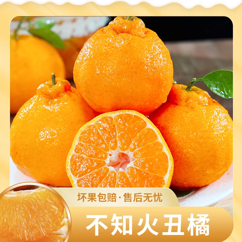 四川不知火丑橘4.5斤装 果径70mm起
