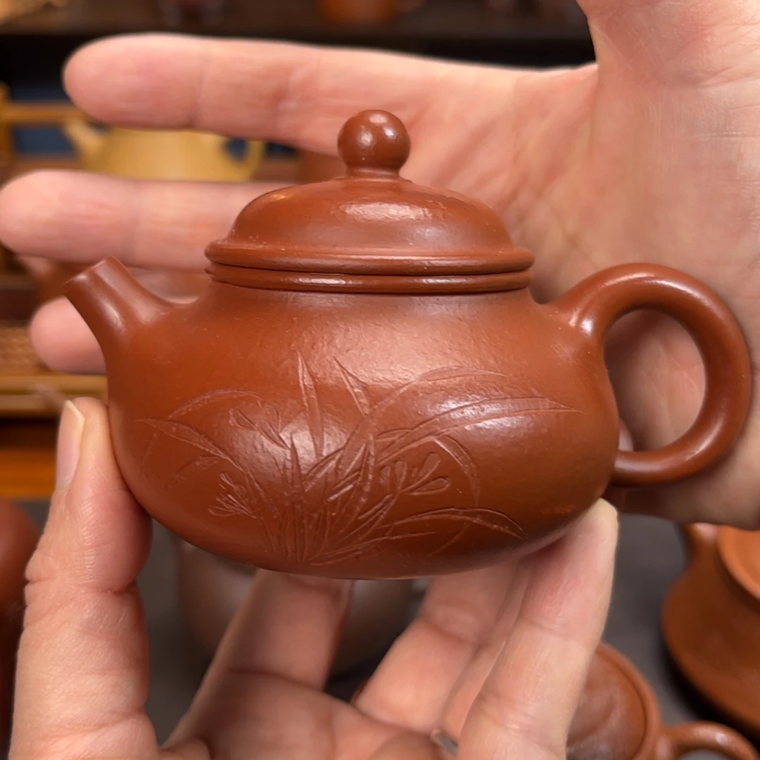 多***晴紫砂茶壶宜兴紫砂壶半手工制作