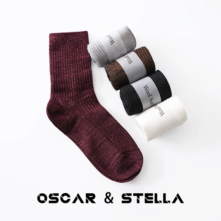 TT设计师【幻影星空】秋冬羊毛中筒袜 65 261