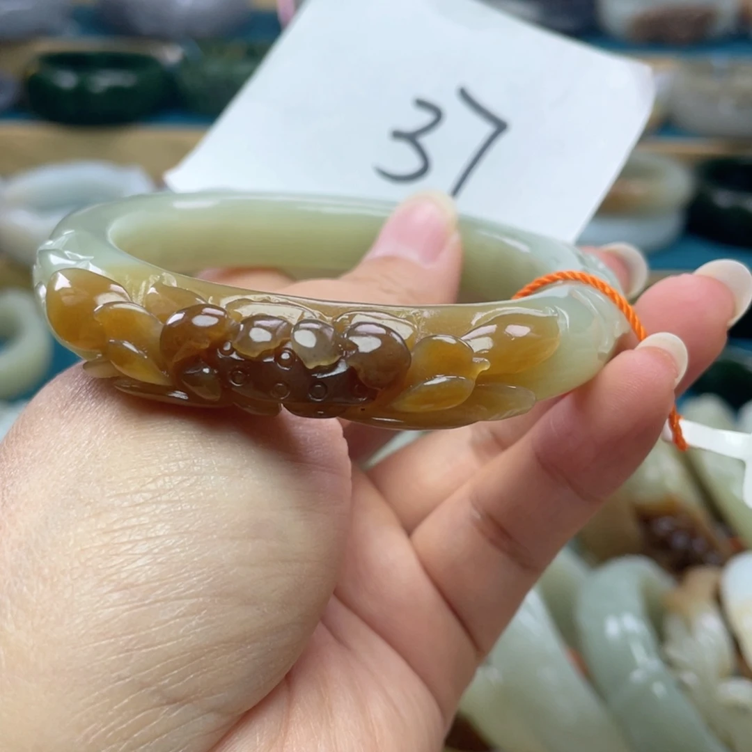 未镶嵌手镯和田玉圈口61