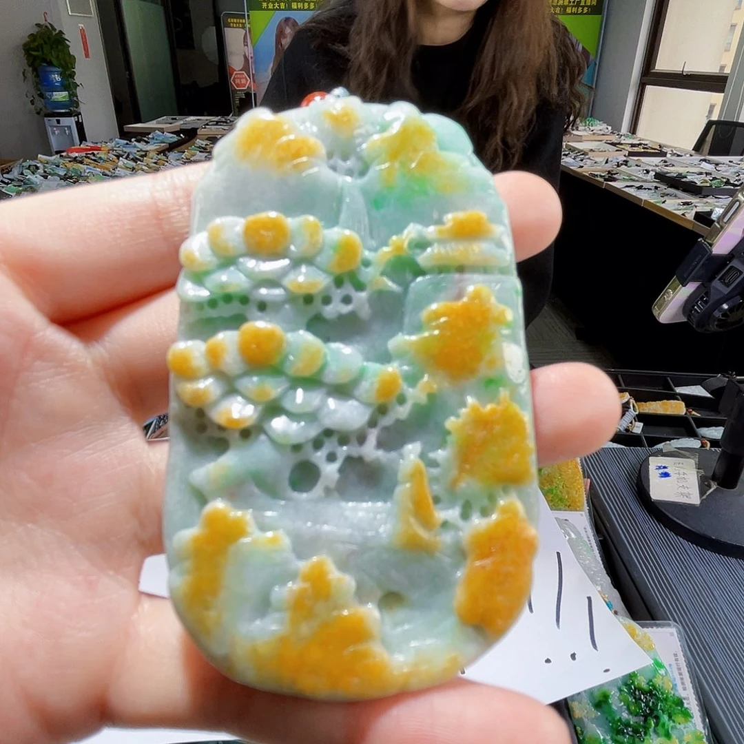 颈饰未镶嵌翡翠翡翠