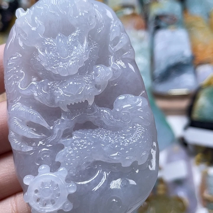 玉***麟颈饰未镶嵌翡翠天然