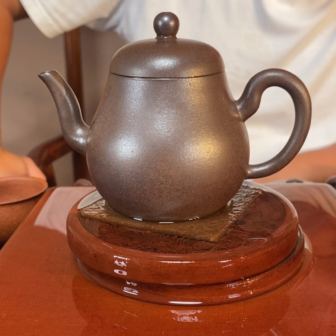 茶壶紫砂高端230cc紫泥高温高梨