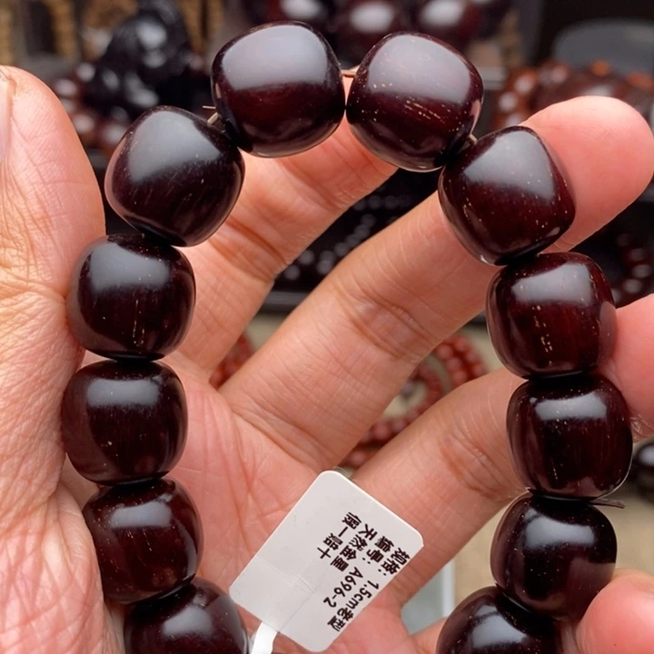 檀香紫檀（小叶紫檀）手串/手链1.5老形泥料金星