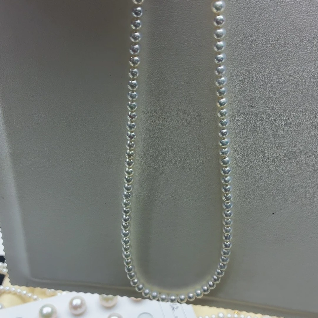 非金属珍珠项链的5mm