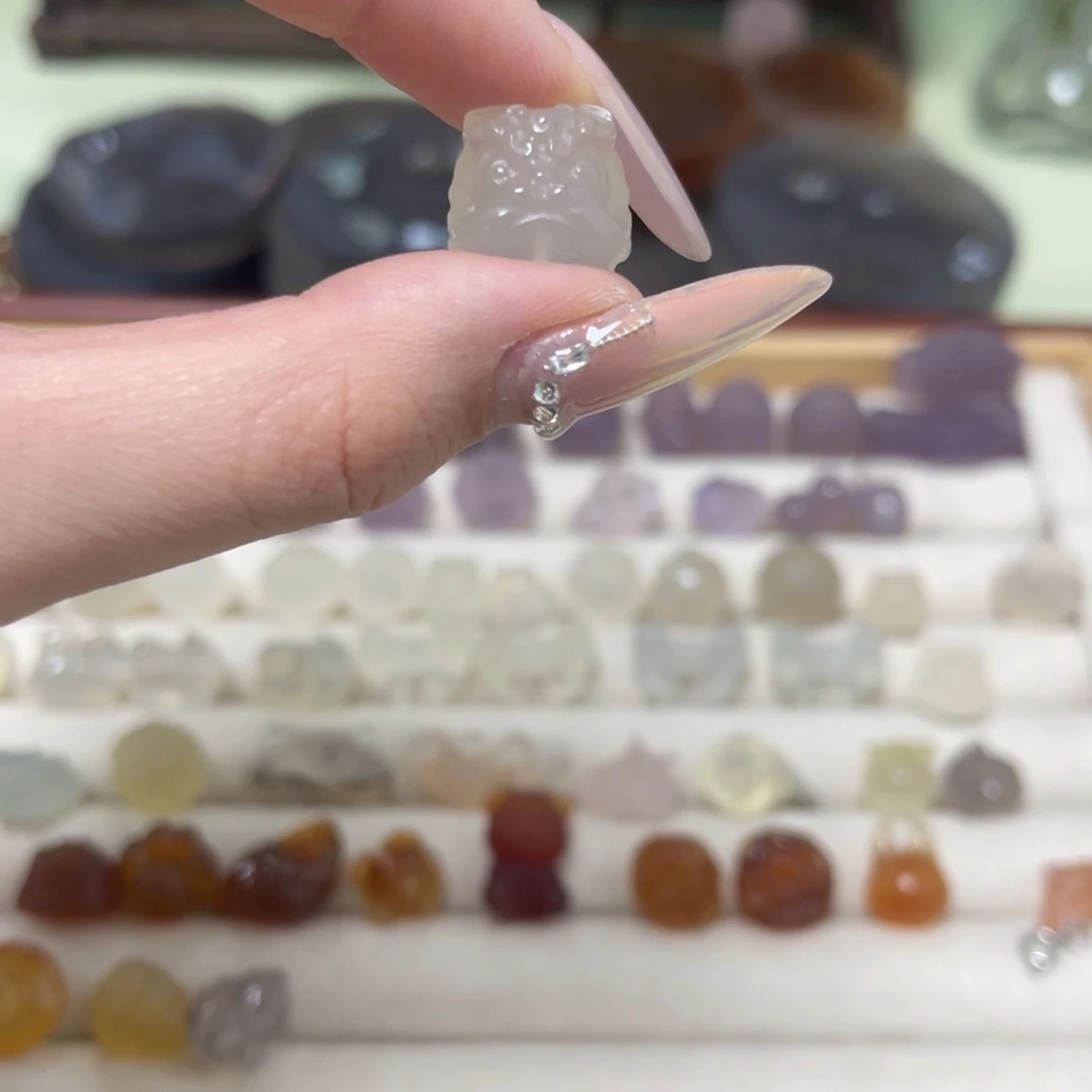 玛瑙/玉髓合金吊坠(不含链)