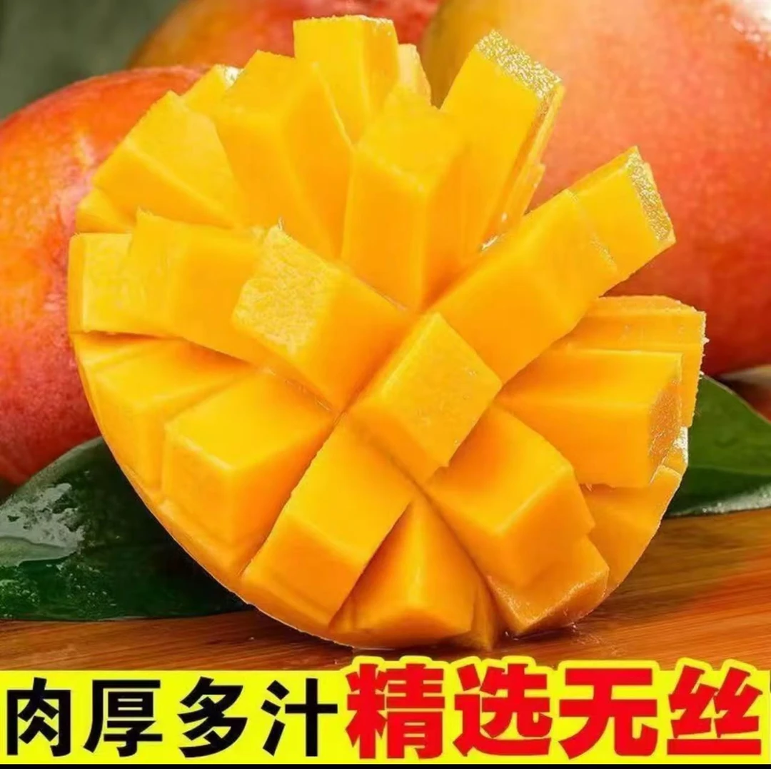 现摘爆甜澳芒大芒果苹果芒凯特芒应季水果