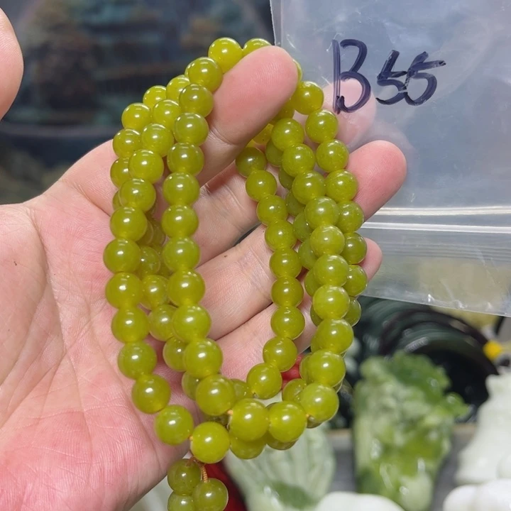 蛇纹石玉颈饰未镶嵌亮**来