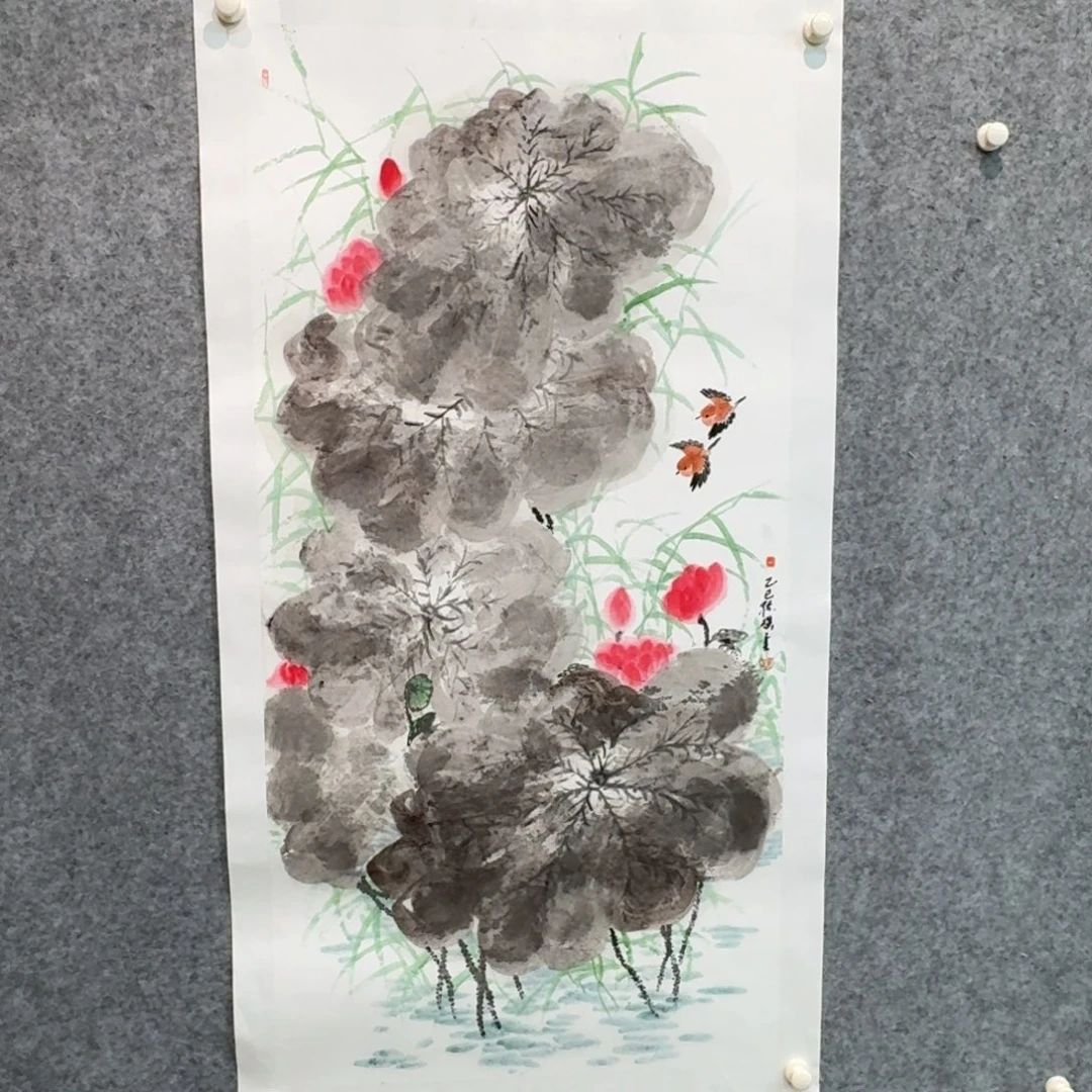 国画国画作品SJ老师