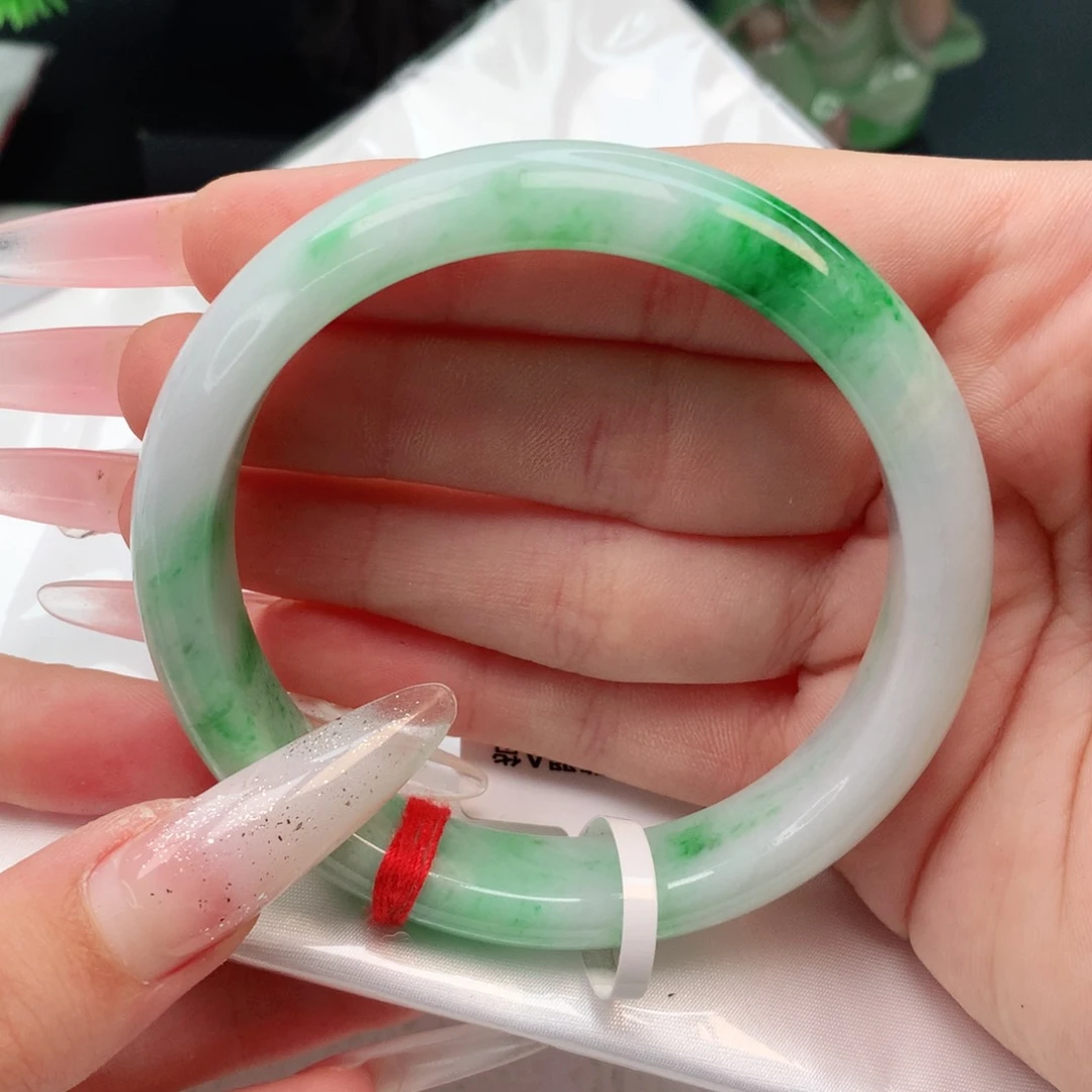 未镶嵌手镯翡翠嘉**妮正圈58