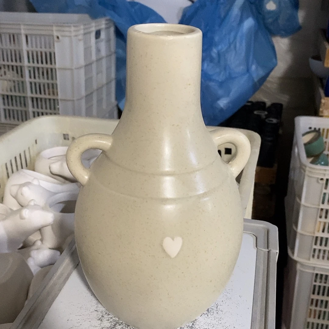 摆件陶陶盆有孔 瑕疵介意勿拍