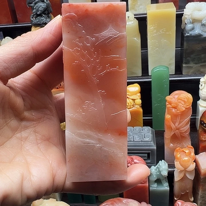 寿山石印石寿山石手工雕刻