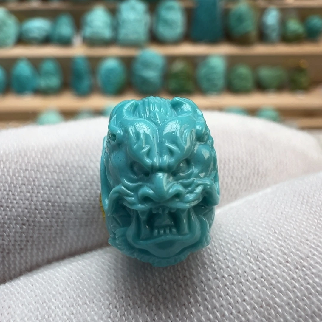 绿松石未镶嵌配饰13.6*9.2