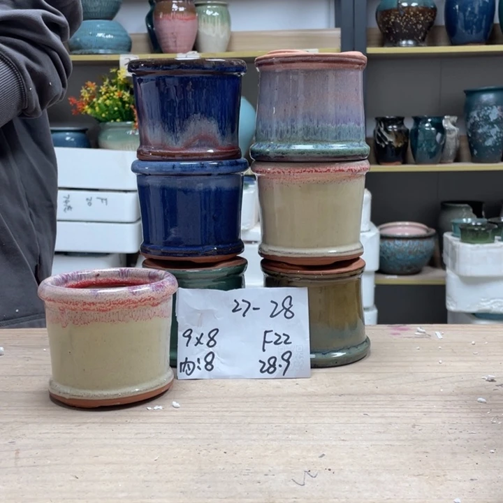 紫砂花盆多肉花盆微瑕28