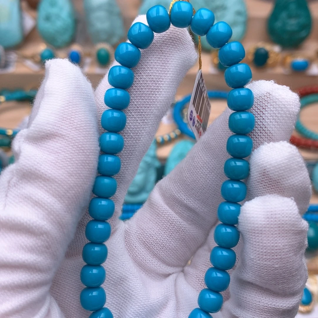 绿松石未镶嵌配饰6mm