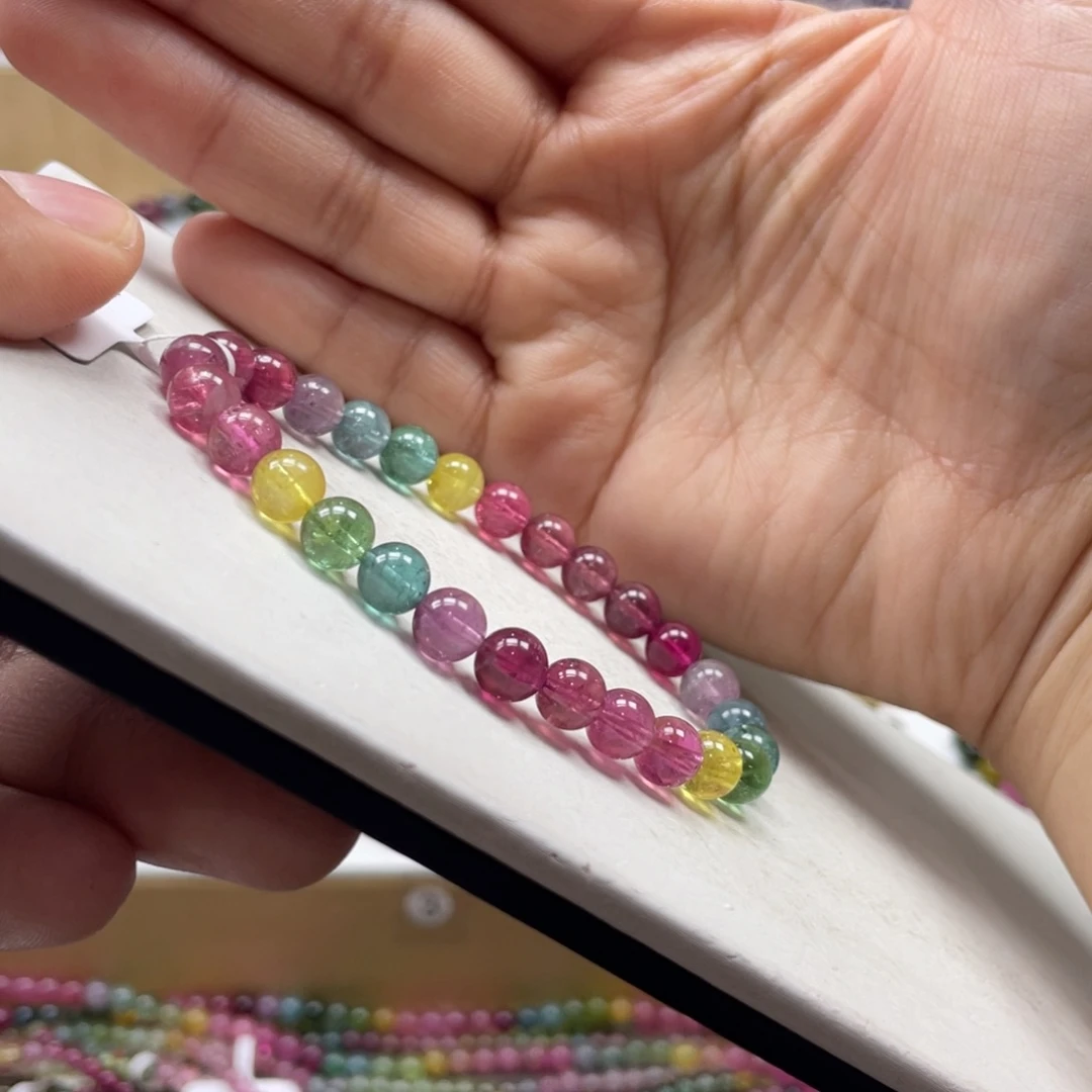 碧玺手串未镶嵌6.5mmmmmmmmmmmmmmmmmm