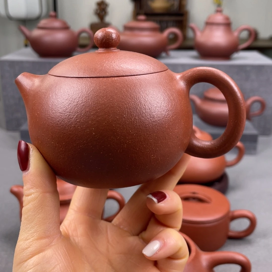 紫砂茶壶竹**青紫砂壶220毫升