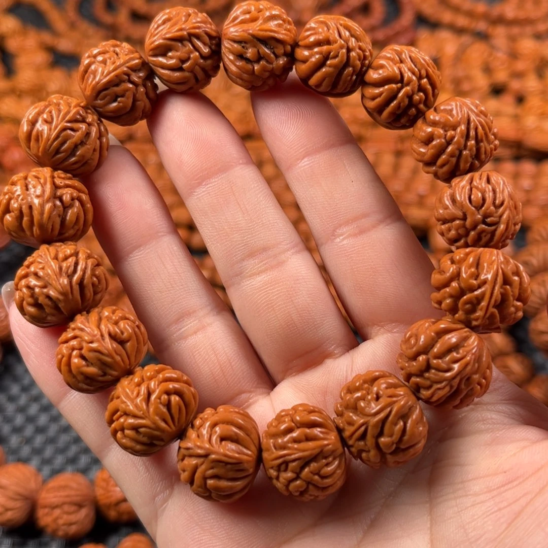 桃核手串Y16链接手串