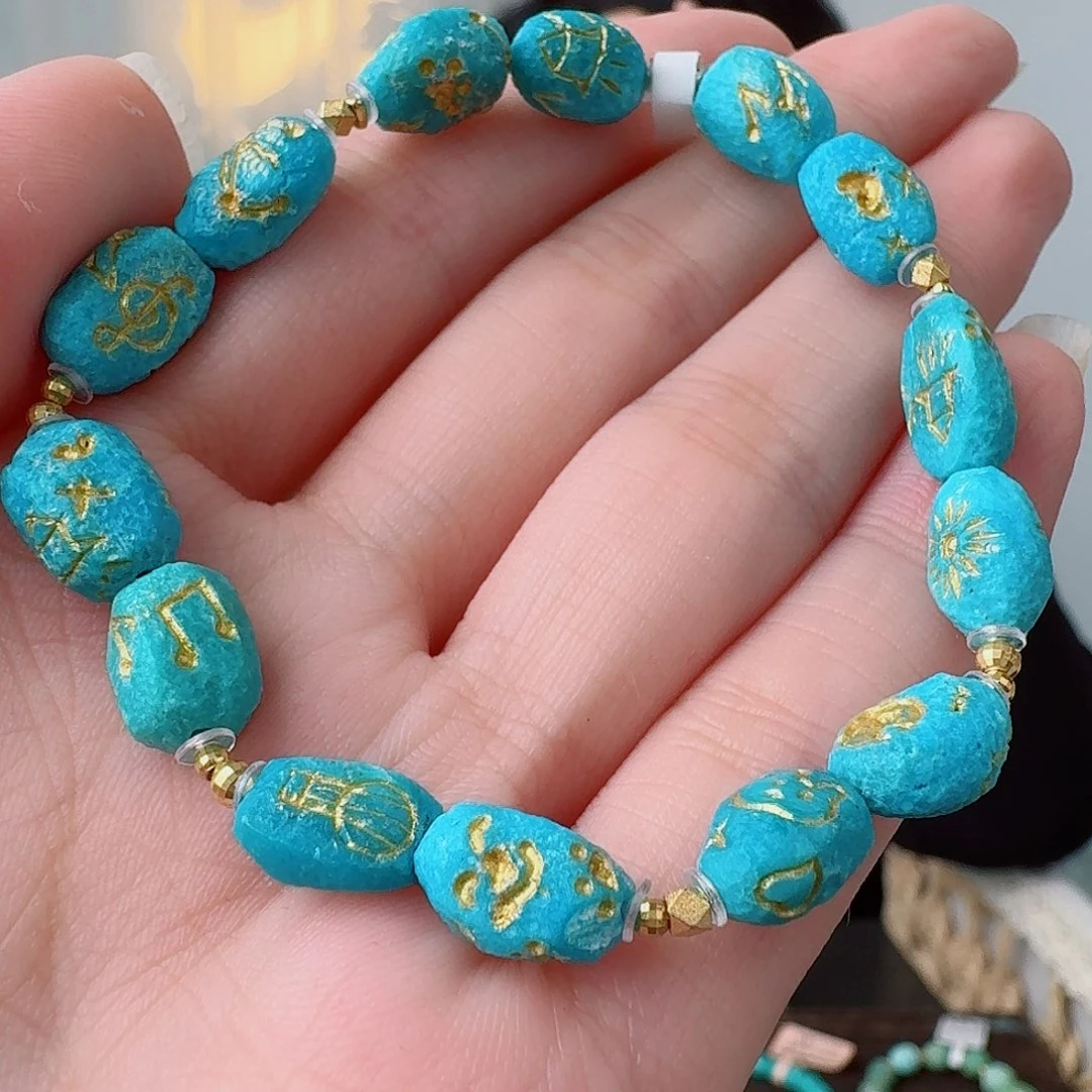 绿松石未镶嵌珠宝奇石