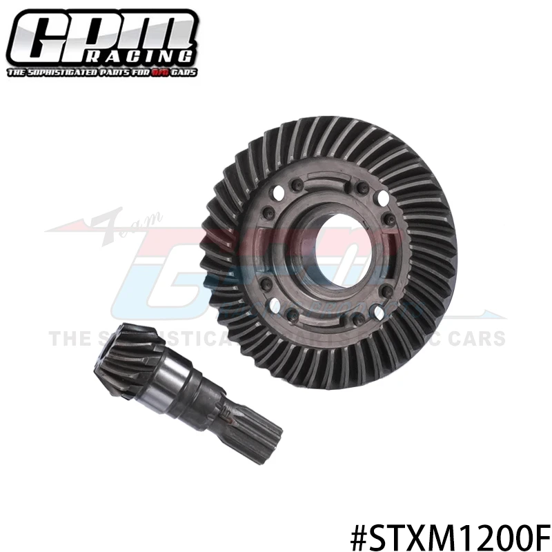 TRAXXAS 1/5 X-MAXX 6S 8S XRT铬钢前差速器升级斜齿钢齿 -2件1套