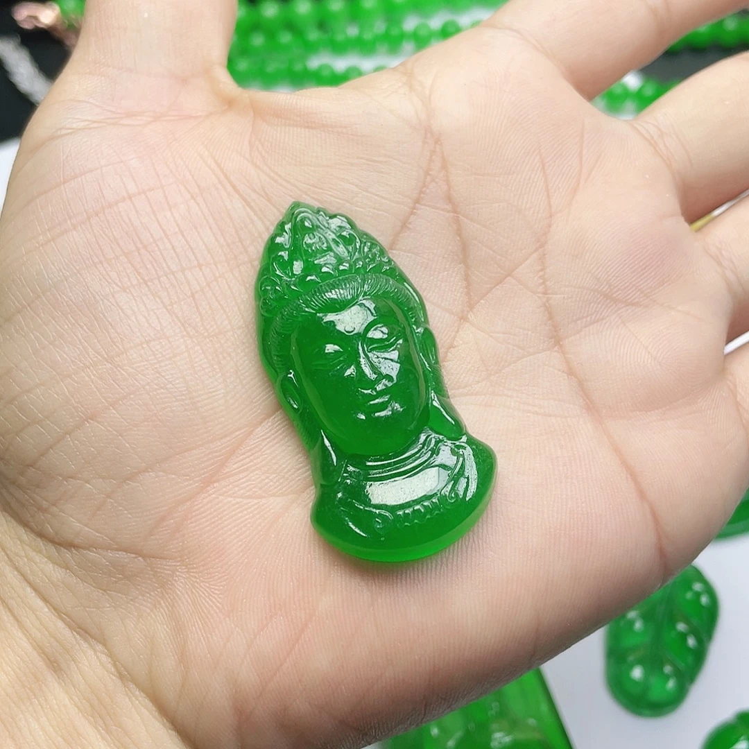 非金属冰阳绿观音头