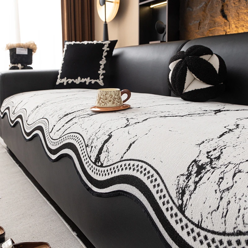 轻奢异形沙发垫四季通用防滑沙发套罩直排坐垫防猫抓沙发盖布高级