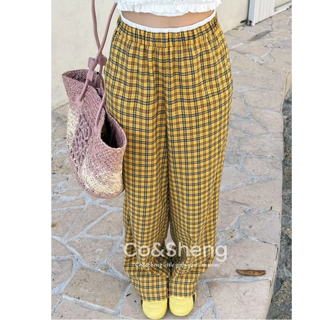 舒逸小调/CO&SHENG重生小个子春夏休闲裤洋气衣服女欧若风高腰