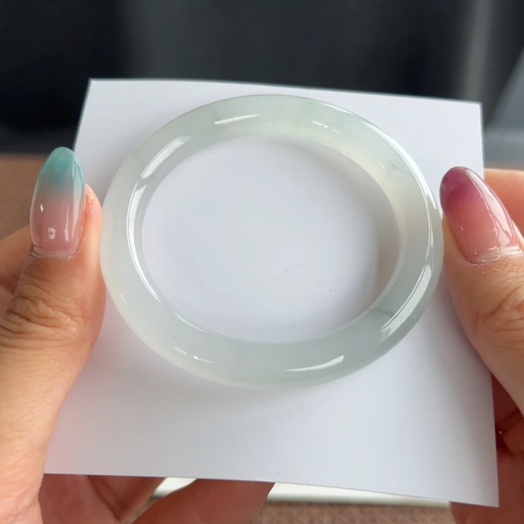 翡翠未镶嵌手镯19号 50.7