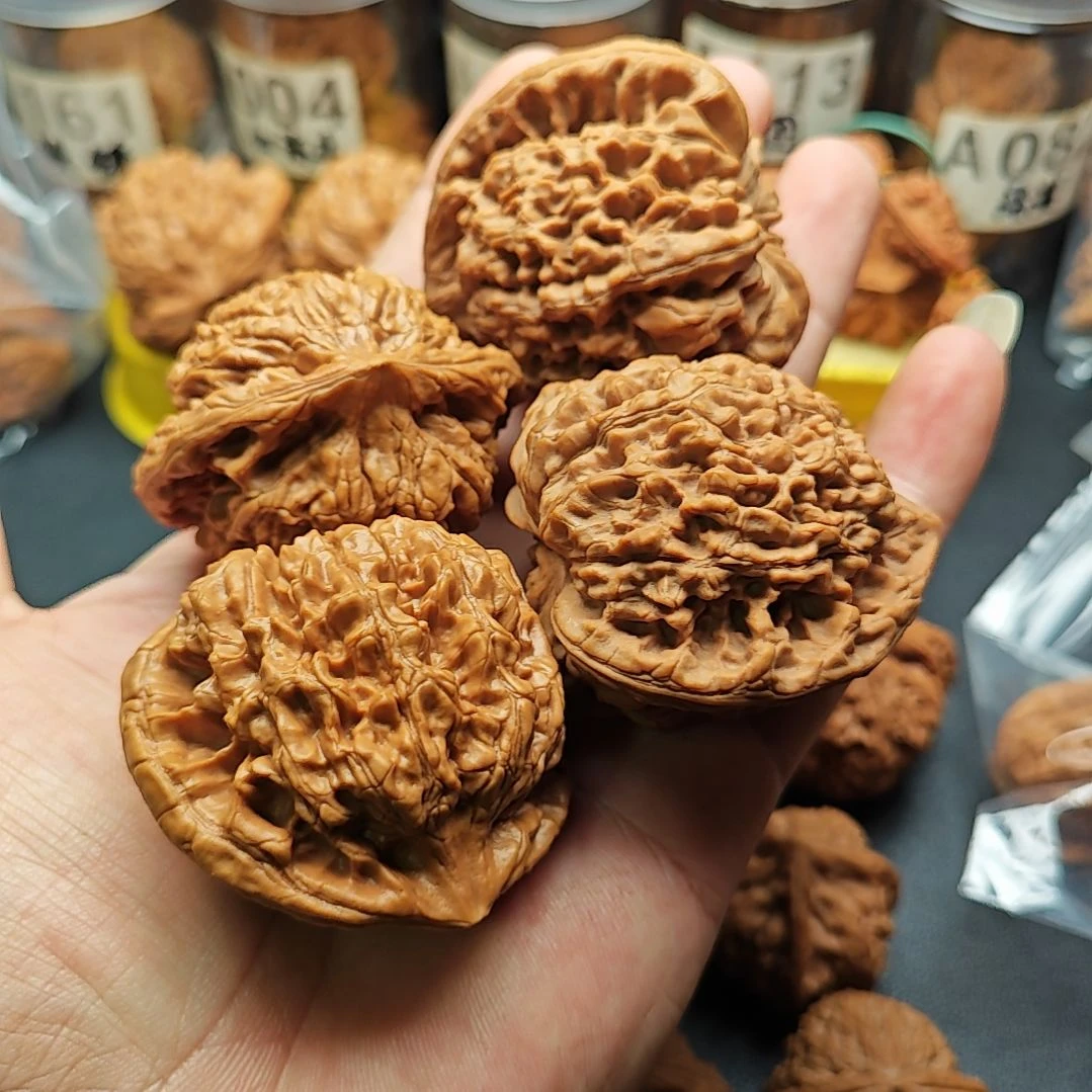 宣***ㅤ把件文玩核桃官帽两对