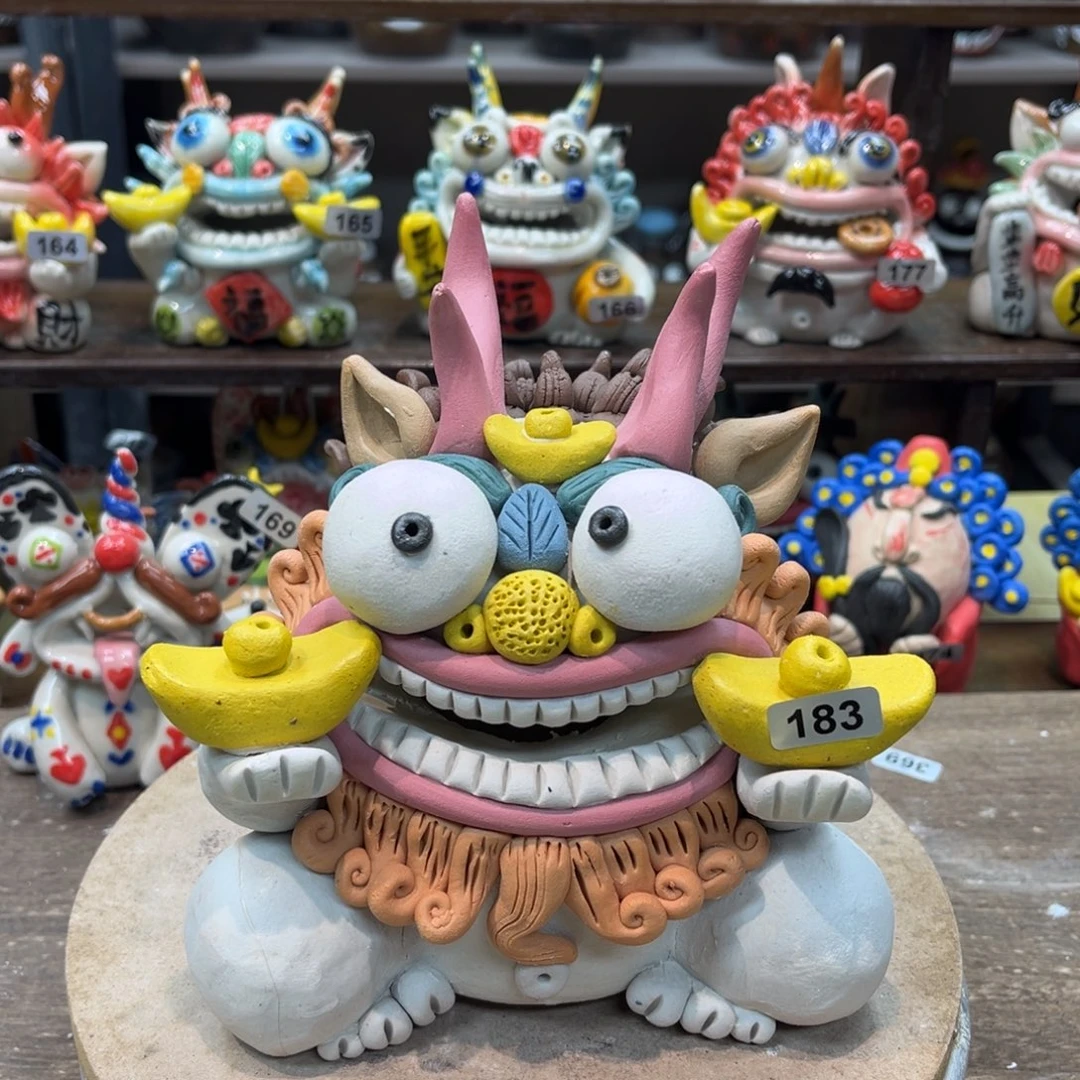 陶瓷纯手工抽象陶瓷摆件183