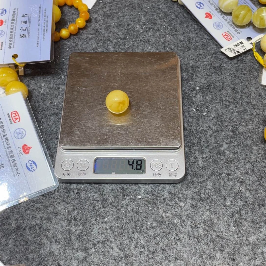 琥珀未镶嵌手链0000