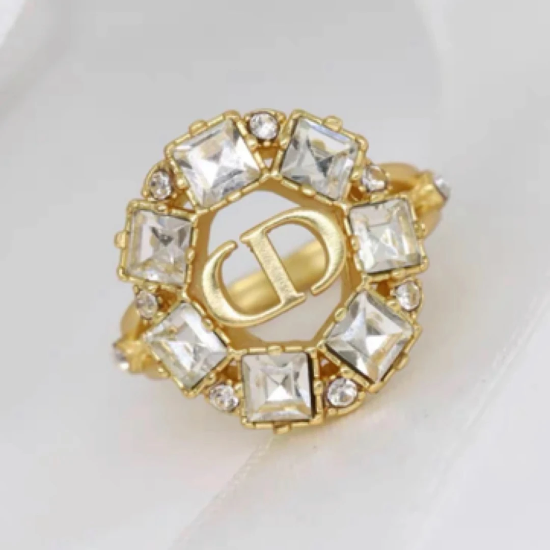 铜合金戒指 【繁花戒指】高级时尚百搭