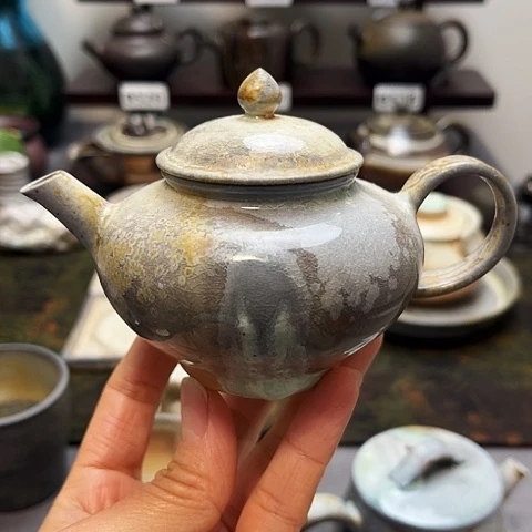 盖碗景德柴烧茶具-纯手工茶具
